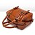cheap Handbag &amp; Totes-Women&#039;s Bags PU Leather Tote Solid Colored Leather Bags Wedding Event / Party Office &amp; Career Black Blue Brown