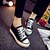 cheap Women&#039;s Sneakers-Women&#039;s Shoes Canvas / PU(Polyurethane) Spring Comfort Flats Black / Dark Blue / Red
