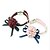 cheap Dog Collars, Harnesses &amp; Leashes-Cat Dog Collar Adjustable Foldable Flower / Floral British Lace Fabric Red Pink