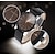 billiga Modeklockor-Par Frackur Armbandsur Diamant Imitation Quartz Läder Band Berlock Svart