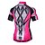 abordables Conjuntos de ropa para hombre-Malciklo Hombre Mujer Manga Corta Maillot de Ciclismo con Shorts Bib Blanco Negro Patrones de Rombo Tallas Grandes Bicicleta Trajes de Yoga Transpirable Almohadilla 3D Secado rápido Bolsillo trasero