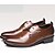 cheap Men&#039;s Oxfords-Men&#039;s Comfort Shoes Patent Leather Fall / Winter Oxfords Walking Shoes Light Brown / Black / Formal Shoes / Party &amp; Evening