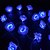 cheap LED String Lights-5M 20 LED Battery Operated String Flower Rose Fairy Light Christmas Decor (warm whiteWhitePinkYellowMulti ColorGreenRedPurpleBlue)