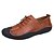 cheap Men&#039;s Sneakers-Men&#039;s Comfort Shoes Spring / Summer Casual Outdoor Office &amp; Career Loafers &amp; Slip-Ons Walking Shoes Cowhide Khaki / Brown