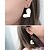 preiswerte Ohrringe-Damen Tropfen-Ohrringe Herz Simple Style Modisch Euramerican Nicht übereinstimmen Ohrringe Schmuck Gold Für Alltag