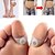 cheap Muscle Trainer-4PCS 2 Pair Magnetic Silicone Foot Massager Toe Rings Slimming Therapy Fast Burn Fat Lose Weight