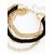 voordelige Armband-Gelaagd Armbanden met ketting en sluiting - OL-stijl, Uniek ontwerp, Modieus Armbanden Wit / Zwart Voor Feest / Dagelijks