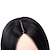 Χαμηλού Κόστους Περούκες υψηλής ποιότητας-μαύρες περούκες για γυναίκες συνθετική περούκα ίσια ίσια μεσαία περούκα μεσαίου μήκους φυσικά μαύρα συνθετικά μαλλιά γυναικεία μαύρα