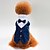 cheap Dog Clothes-Cat Dog Sweater Sweatshirt Dress Stripes Party Cosplay Casual / Daily Outdoor Winter Dog Clothes Puppy Clothes Dog Outfits Black Blue Costume for Girl and Boy Dog Cotton S M L XL XXL