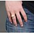 זול טבעות-בגדי ריקוד גברים טבעת זירקונה מעוקבת זהב זירקוניה מעוקבת פלדת טיטניום עגול קלסי אלגנטית וינטאג&#039; חתונה יוֹם הַשָׁנָה תכשיטים / תודה / יומי