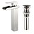 cheap Bathroom Sink Faucets-Faucet Set - Waterfall Nickel Brushed Centerset One Hole