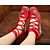 levne Dámské boty s plochou podrážkou-Dámské Boty Látka Jaro Pohodlné Tenisky pro Ležérní Červená Modrá