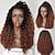 halpa Peruukit ihmisen hiuksista-Aidot hiukset Liimaton puoliverkko Lace Front Peruukki Kardashian tyyli Brasilialainen Kinky Curly Ombre Peruukki 180% Hiusten tiheys ja vauvan hiukset Liukuvärjätyt hiukset Luonnollinen hiusviiva