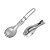 cheap Camp Kitchen-Camping Spoon Camping Spork Single Portable Collapsible Stainless Steel for