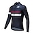 cheap Women&#039;s Cycling Clothing-Mysenlan Men&#039;s Long Sleeve Cycling Jersey Dark Blue Bike Jersey Breathable Quick Dry Sports Polyester Mountain Bike MTB Road Bike Cycling Clothing Apparel