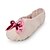 cheap Ballet Shoes-Dance Shoes Canvas Ballet Shoes Bow(s) Flat Flat Heel Non Customizable Green / Blue / Pink / Indoor