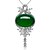 cheap Necklaces-Women&#039;s Synthetic Emerald Pendant Necklace Emerald Simple Style Fashion Euramerican Dark Green Necklace Jewelry For Wedding Party Birthday Party / Evening