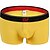 Недорогие Мужское белье и носки-Муж. Контрастных цветов Лиловый Желтый Тёмно-синий M L XL