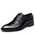 baratos Sapatos Oxford para Homem-Homens Oxfords Sapatos de vestir Sapatos Derby Formais Casamento Festas &amp; Noite Escritório e Carreira Caminhada Couro Não escorregar Use prova Preto Vermelho Marron Gradiente Outono Primavera