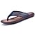 cheap Men&#039;s Slippers &amp; Flip-Flops-Men&#039;s PU(Polyurethane) Spring / Summer Comfort Slippers &amp; Flip-Flops Dark Brown / Blue