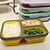 billiga Köksförvaring-silikon hopfällbar bärbar lunchlåda skål bento lådor vikande matförvaringsbehållare lunchbox miljövänlig