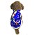 cheap Dog Clothes-Dog Vest Dog Clothes New Year&#039;s Floral/Botanical Red Blue Costume For Pets