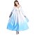 economico Costumi storici e vintage-Cosplay Athena Dea Vestiti Costumi Cosplay Vestito da Serata Elegante Per donna Grecia antica Antica Roma Halloween Carnevale Feste / vacanze Elastene Chinlon Bianco + blu Per donna Facile Costumi