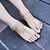halpa Nilkkakorut-Barefoot-sandaalit Muoti Naisten Kehokorut Käyttötarkoitus Arkikäyttö Kausaliteetti Tekojalokivi Metalliseos Flower Kulta Hopea