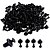 cheap Decoration Strips-100Pcs 8mm Mixed auto Car Bumper Clips Retainer Fastener fastener Vehicle Rivet Door Panel Fender Liner Vehicle Retainer Rivet Door Panel Fender Liner universal for all car