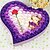 cheap Favor Holders-Heart-shaped Plastic Favor Holder with Flowers Gift Boxes-1
