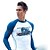 cheap Wetsuits &amp; Diving Suits-SABOLAY Men&#039;s Diving Rash Guard Elastane Top Ultraviolet Resistant Long Sleeve Swimming Special Design Fashion All Seasons