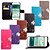 baratos Capas de Telefone-Capinha Para Sony Z5 / Sony Xperia Z4 / Sony Xperia Z3 Sony Xperia Z2 / Sony Xperia Z3 / Sony Xperia Z3 Compact Carteira / Porta-Cartão / Com Strass Capa Proteção Completa Sólido Rígida PU Leather