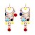 cheap Earrings-Women&#039;s Tassel Oversized Drop Earrings Earrings Ladies Luxury Tassel Bohemian Punk Gothic Jewelry Black / Rainbow For Christmas Party Graduation School Holiday Work