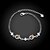 cheap Bracelets-Women&#039;s Girls&#039; Crystal Chain Bracelet Vintage Friendship Fashion Silver Plated Bracelet Jewelry White / Orange For Christmas Gifts Wedding Party Special Occasion Anniversary Birthday