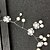 levne Svatební čelenka-Perly / Akrylát Čelenky / Doplňky do vlasů / Řetěz hlavy s Květiny 1ks Svatební / Zvláštní příležitosti Přílba