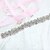 cheap Party Sashes-Satin / Tulle Wedding / Special Occasion / Halloween Sash With Rhinestone / Imitation Pearl / Appliques Sashes