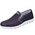 cheap Men&#039;s Slip-ons &amp; Loafers-Men&#039;s PU Spring / Fall Comfort Sneakers Navy Blue / Black / Gray / Split Joint