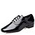 Недорогие Обувь для латиноамериканских танцев-Для мужчин Латина Дерматин На каблуках Для закрытой площадки На низком каблуке Черный 2,5 см