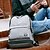 cheap Laptop Bags-Men&#039;s Bags Canvas Laptop Bag for Casual Traveling Outdoor All Seasons Black Gray