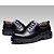 baratos Sapatos Oxford para Homem-Homens Sapatos formais Couro Outono / Inverno Colegial Oxfords Preto / Festas &amp; Noite / Festas &amp; Noite