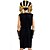 cheap Historical &amp; Vintage Costumes-Egyptian Costume Pharaoh Cosplay Costume Party Costume Masquerade Men&#039;s Glamorous &amp; Dramatic Ancient Egypt Festival / Holiday Spandex Chinlon Black Men&#039;s Carnival Costumes Stripes Sequin / Belt / Hat