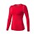 abordables Nouvelle dans-Femme Col Ras du Cou Tee-shirt de Course Running Des sports Elasthanne Vêtements de Compression / Sous maillot Hauts / Top Yoga Fitness Entraînement de gym Manches Longues Tenues de Sport Fitness