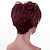 cheap Human Hair Capless Wigs-Human Hair Blend Wig Straight Classic Short Hairstyles 2020 Berry Classic Straight Machine Made Red Daily