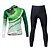 cheap Men&#039;s Clothing Sets-KEIYUEM Women&#039;s Long Sleeve Cycling Jersey with Tights Winter Stripes Bike Tights Clothing Suit Waterproof Windproof Breathable 3D Pad Quick Dry Sports Stripes Mountain Bike MTB Clothing Apparel