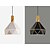 abordables Éclairages pour îlot-30 cm Designers Lampe suspendue Métal Géométrique Finitions Peintes Moderne contemporain 110-120V / 220-240V
