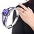 cheap Rings-Women&#039;s Ring Synthetic Sapphire Royal Blue Silver Round Elegant Vintage Wedding Anniversary Jewelry / Business / Engagement