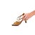 cheap Latin Shoes-Women&#039;s Latin Shoes Silk Buckle Sandal / Heel Rhinestone / Buckle Flared Heel Dance Shoes Black / Brown / Red / Performance / Leather / EU38