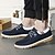 cheap Men&#039;s Sneakers-Men&#039;s Sneakers Comfort Shoes Casual Casual Outdoor Office &amp; Career Walking Shoes Denim Black Blue Gray Fall Spring / Split Joint / EU40