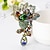 cheap Pins and Brooches-Women&#039;s Girls&#039; Brooches Flower Fashion Euramerican Rhinestone Brooch Jewelry Assorted Color For Special Occasion Event / Party Daily Ceremony Casual