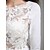 cheap Evening Dresses-Sheath / Column See Through Formal Evening Dress Jewel Neck Long Sleeve Floor Length Chiffon with Buttons Appliques 2020